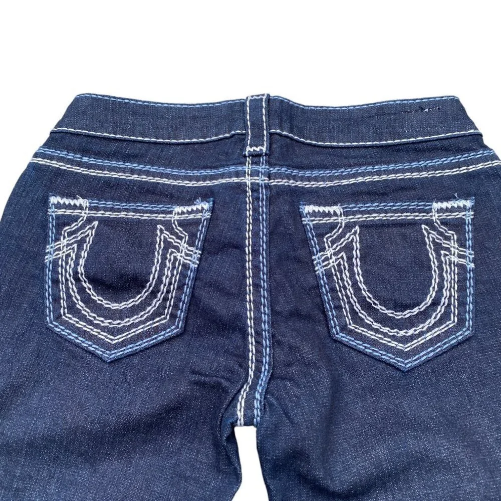 Vintage True Religion Jeans Size 26 ROPE STITCH Blue - Picture 5 of 6
